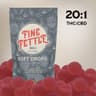 20:1 Black Cherry [10pk] (200mg Thc/10mg Cbd) Soft Drops