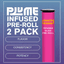 Citrus Splash 2 Pack Infused Pre Rolls 1 Gram