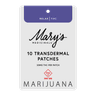 10 Pack Relax (thc Indica) Transdermal Patches